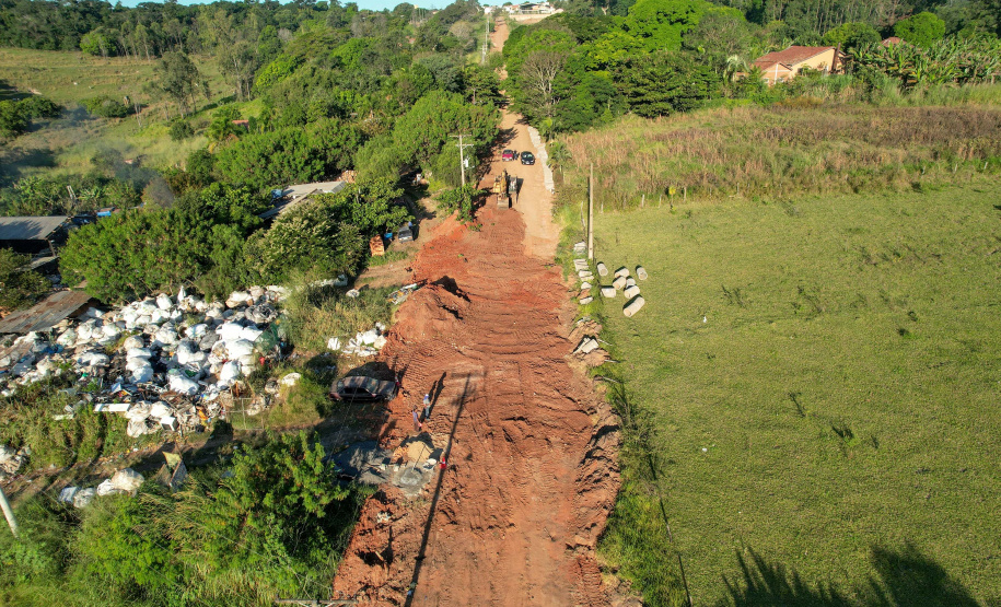 Obras no município de Jacarezinho