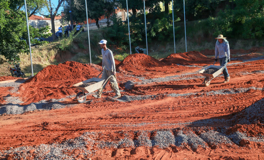 Obras no município de Jacarezinho