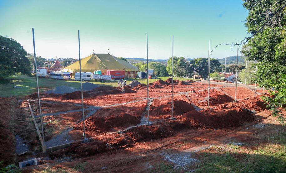 Obras no município de Jacarezinho