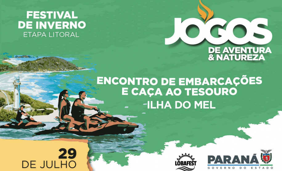 Estado apoia Lobafest 2023, que conta com caça ao tesouro na fortaleza da Ilha do Mel