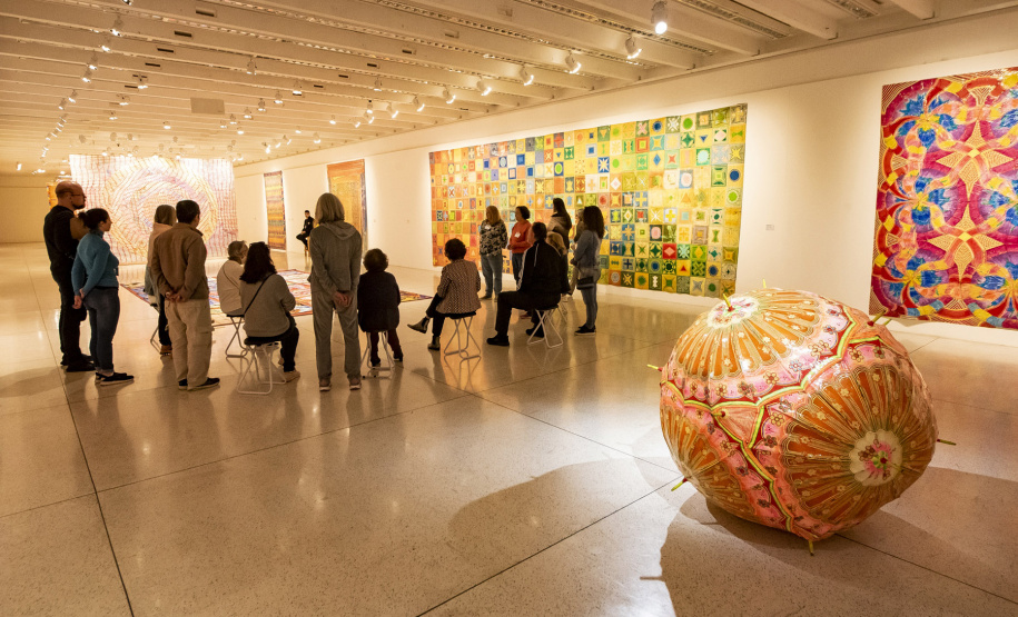 MON promove encontro para educadores na obra de Delson Uchôa