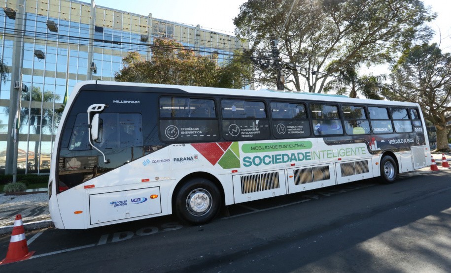 Ônibus GNV em Ponta Grossa