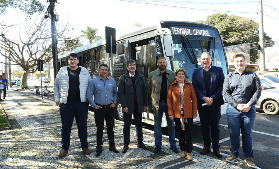Ônibus GNV em Ponta Grossa