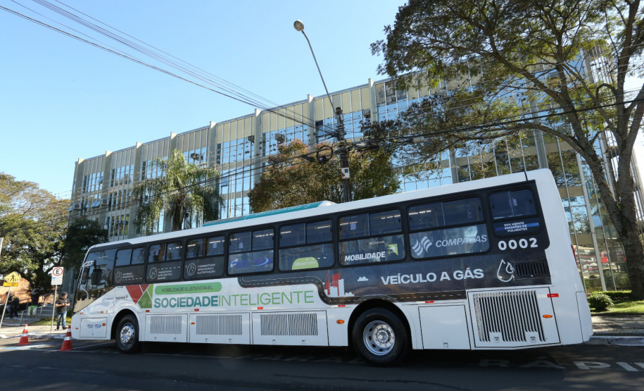 Ônibus GNV em Ponta Grossa