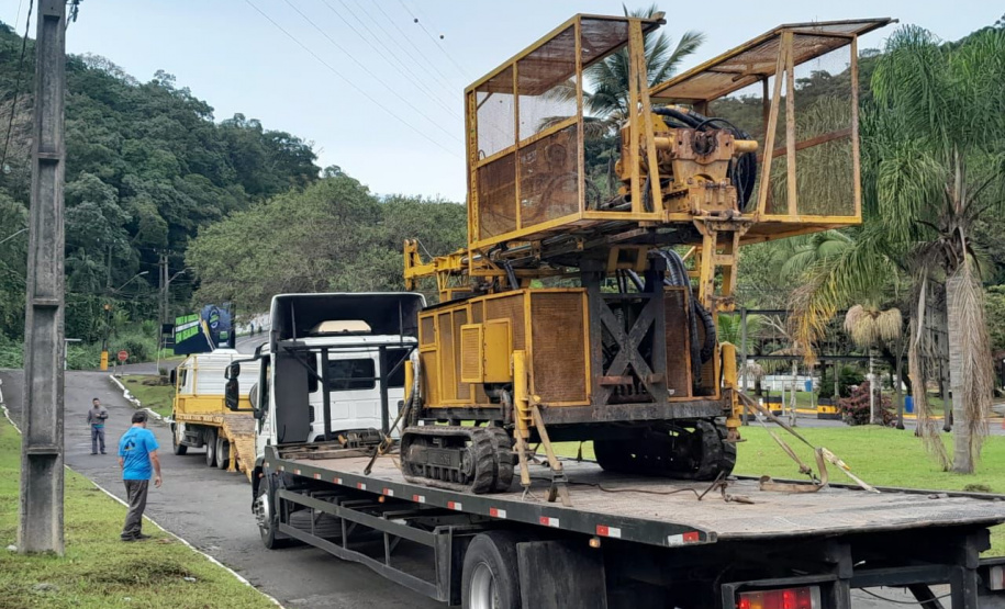 Ponte de Guaratuba - sondagens em Caiobá