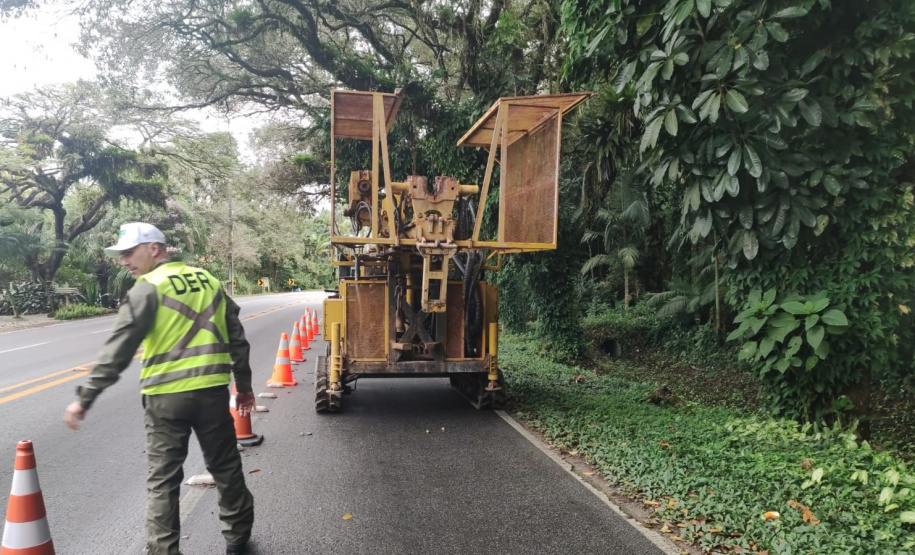 Ponte de Guaratuba - sondagens em Caiobá