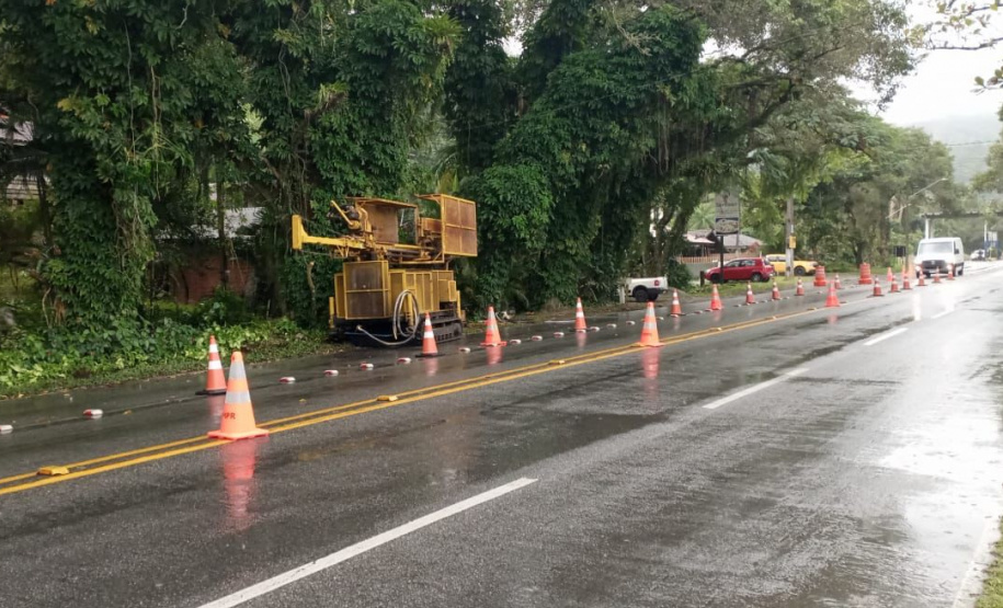Ponte de Guaratuba - sondagens em Caiobá