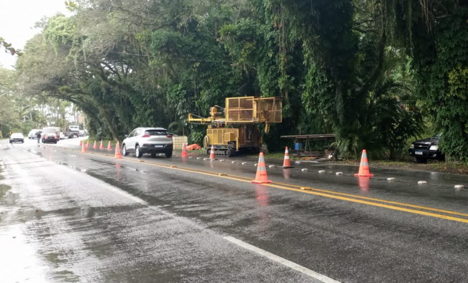 Ponte de Guaratuba - sondagens em Caiobá