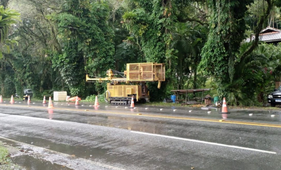 Ponte de Guaratuba - sondagens em Caiobá