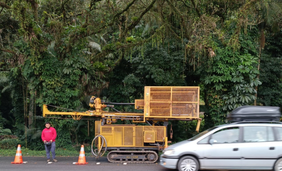 Ponte de Guaratuba - sondagens em Caiobá