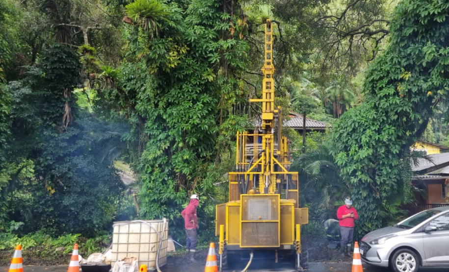 Ponte de Guaratuba - sondagens em Caiobá