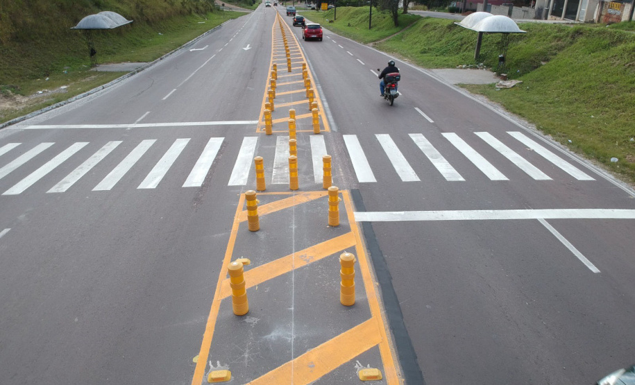 Melhorias em rodovia de Curitiba proporcionam mais segurança a pedestres