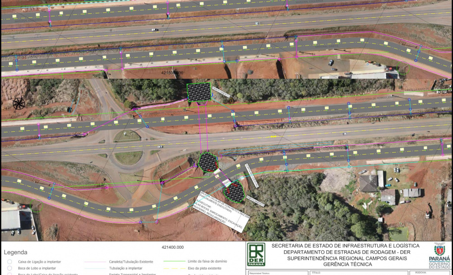 Cinco participantes são classificadas em licitação para concluir marginais de Pitanga