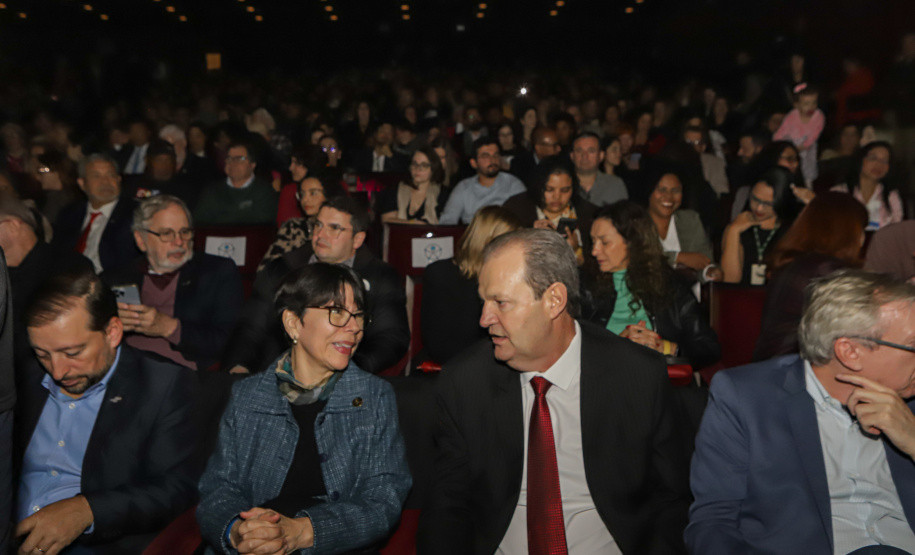 Curitiba, 23 de julho de 2023 - Abertura da 75ª Reunião Anual da SBPC - Sociedade Brasileira para o Progresso da Ciência, que aconteceu no Teatro Guaira, e contou com a presença da ministra de  Ciência, Tecnologia e Inovação, Luciana Santos.