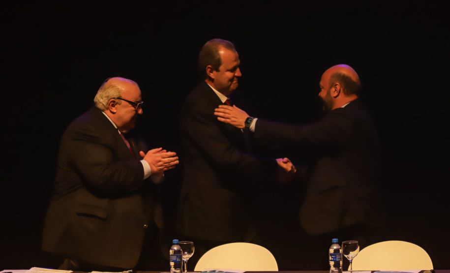 Curitiba, 23 de julho de 2023 - Abertura da 75ª Reunião Anual da SBPC - Sociedade Brasileira para o Progresso da Ciência, que aconteceu no Teatro Guaira, e contou com a presença da ministra de  Ciência, Tecnologia e Inovação, Luciana Santos.