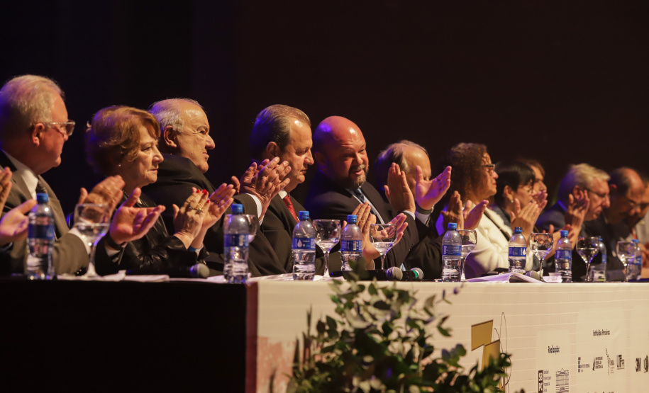 Curitiba, 23 de julho de 2023 - Abertura da 75ª Reunião Anual da SBPC - Sociedade Brasileira para o Progresso da Ciência, que aconteceu no Teatro Guaira, e contou com a presença da ministra de  Ciência, Tecnologia e Inovação, Luciana Santos.