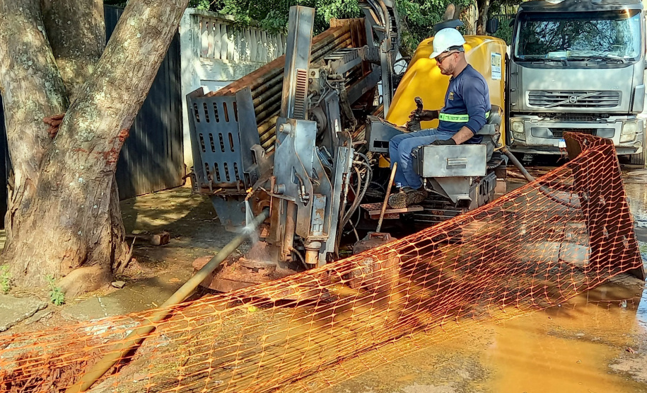 Sanepar investe cerca de R$ 5 milhões na troca de antigas tubulações de água
