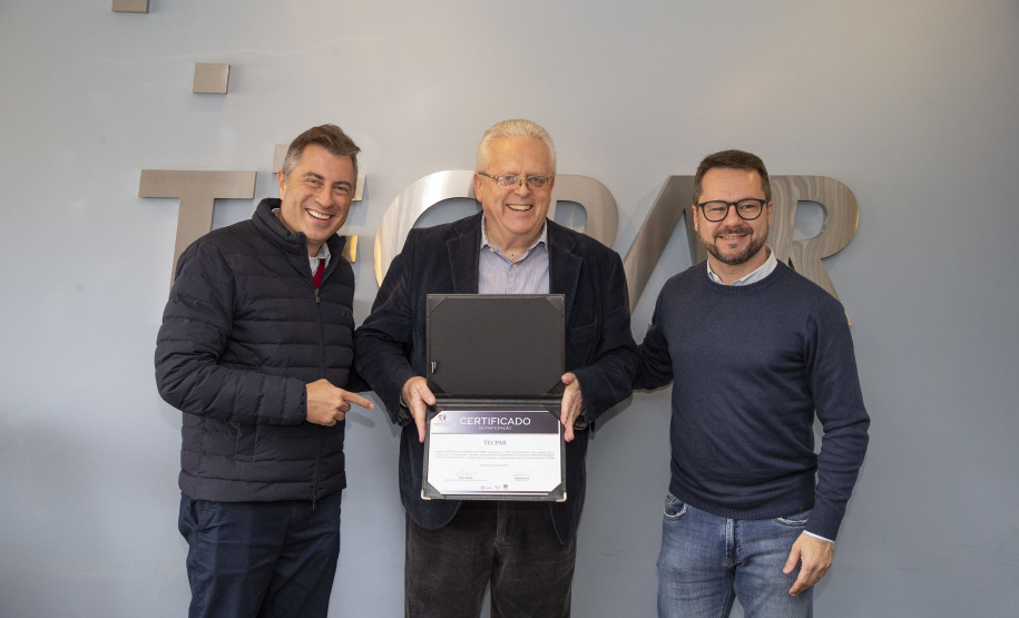 O Instituto de Tecnologia do Paraná (Tecpar) recebeu, nesta sexta-feira (28), o certificado de participação no Programa Tecnoparque, da Prefeitura Municipal de Curitiba.