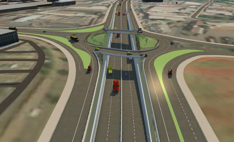 Trevo Catuaí - Maquete eletrônica do anteprojeto Edital do novo Trevo do Catuaí tem vencedor declarado