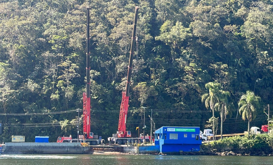 Substituição de ponte flutuante na travessia do Ferry Boat de Guaratuba