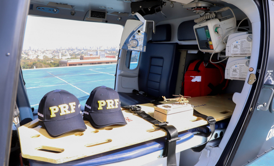 Vice Governador Darci Piana participa de encontro com os parceiros envolvidos na retomada do Serviço Aeromédico da PRF no Paraná - Foto: Ari Dias/AEN