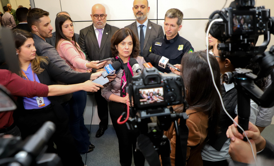 Vice Governador Darci Piana participa de encontro com os parceiros envolvidos na retomada do Serviço Aeromédico da PRF no Paraná - Foto: Ari Dias/AEN