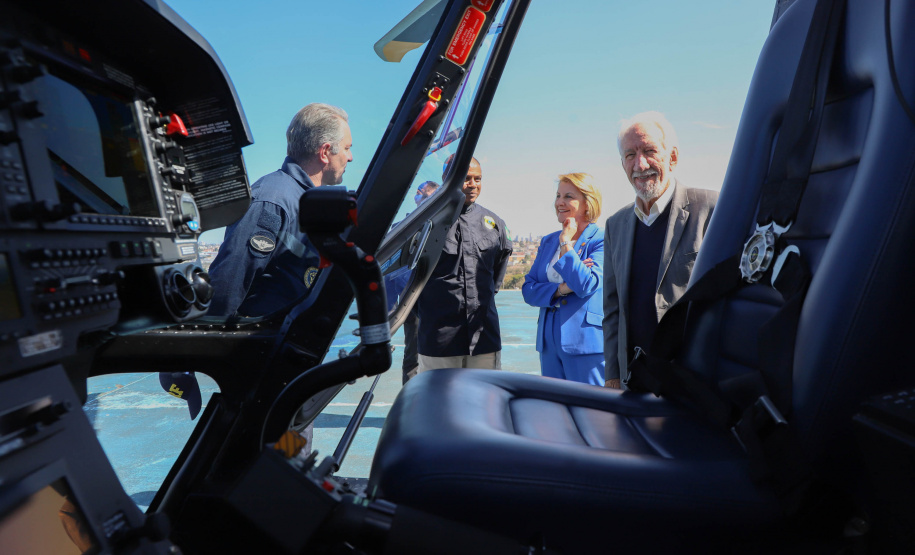 Vice Governador Darci Piana participa de encontro com os parceiros envolvidos na retomada do Serviço Aeromédico da PRF no Paraná - Foto: Ari Dias/AEN