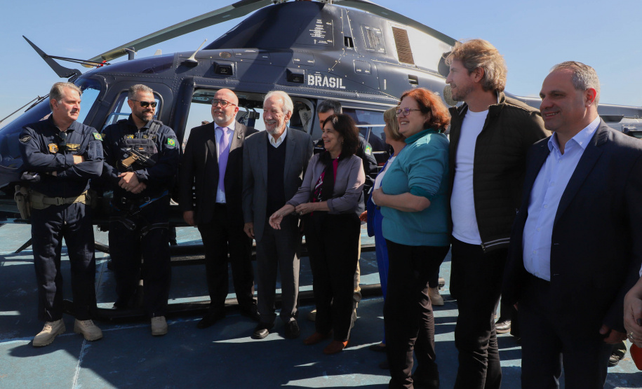 Vice Governador Darci Piana participa de encontro com os parceiros envolvidos na retomada do Serviço Aeromédico da PRF no Paraná - Foto: Ari Dias/AEN