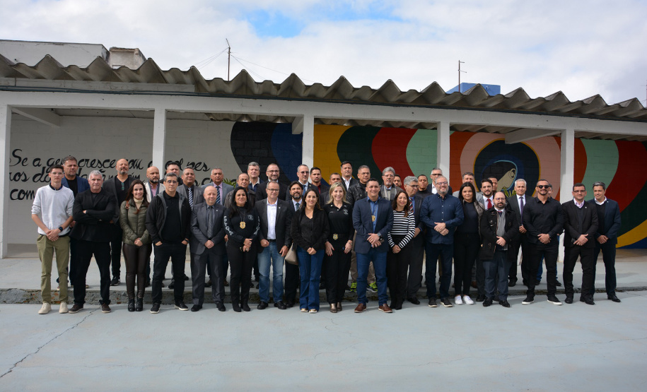 Em Piraquara, membros do Consej conhecem e se surpreendem com modelo de gestão penitenciária do Paraná