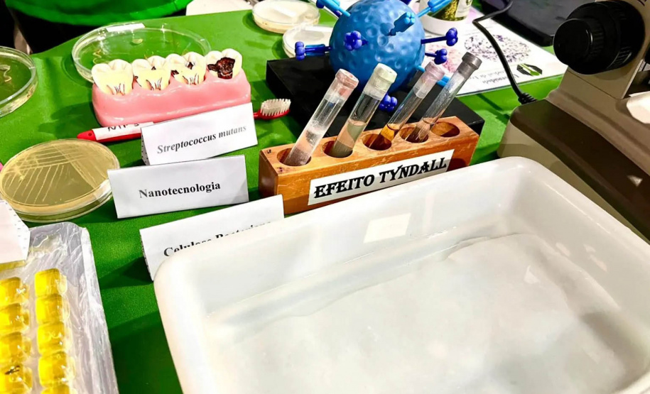 UEL na SBPC: Vírus, bactérias e fungos “do bem” infectam estande da 75ª Reunião Anual, em Curitiba