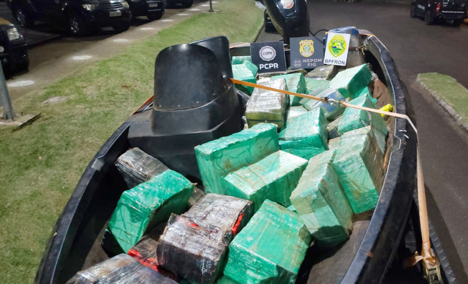 Ação integrada apreende uma tonelada de drogas em Santa Helena