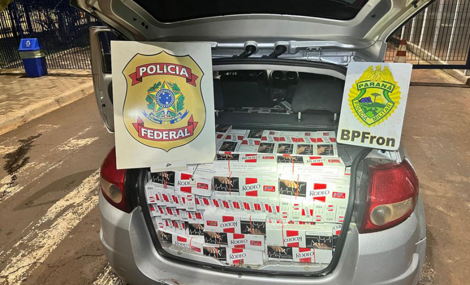 Polícia Militar apreende mais de 1,3 mil pacotes de cigarros em ações distintas