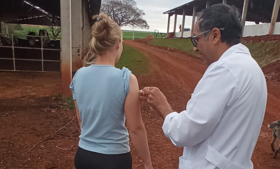 Mais de 500 doses da vacina contra meningite foram aplicadas neste final de semana na região Oeste do Paraná