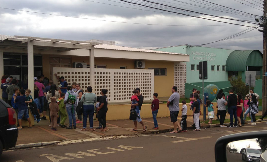 Mais de 500 doses da vacina contra meningite foram aplicadas neste final de semana na região Oeste do Paraná