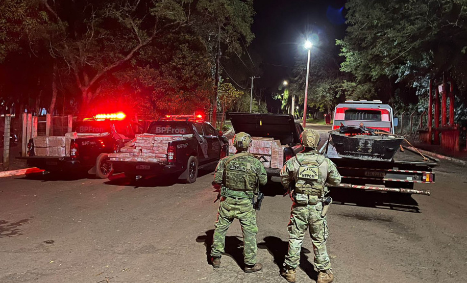 Forças de segurança apreendem 2,5 toneladas de drogas no Oeste