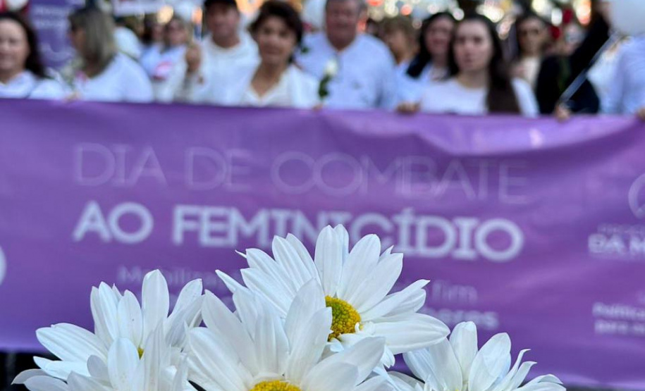 GUARAPUAVA - 22 - 07- 2023 - programação da Campanha Paraná Unido no Combate ao Feminicídio