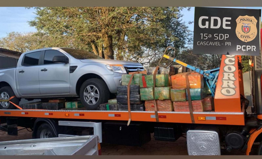 Polícia Civil do Paraná apreende 3,4 toneladas de maconha em Cascavel
