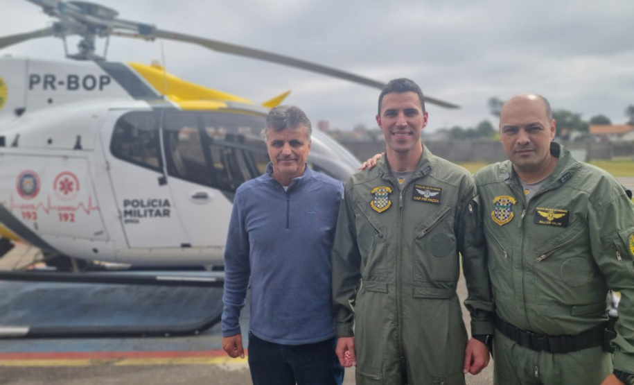 BPMOA forma o primeiro piloto privado de helicópteros como Escola de Aviação