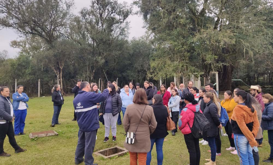 Professores e agentes de saúde recebem formação da Sanepar em saneamento ambiental