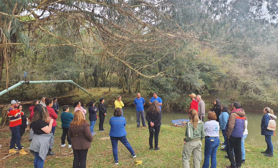 Professores e agentes de saúde recebem formação da Sanepar em saneamento ambiental