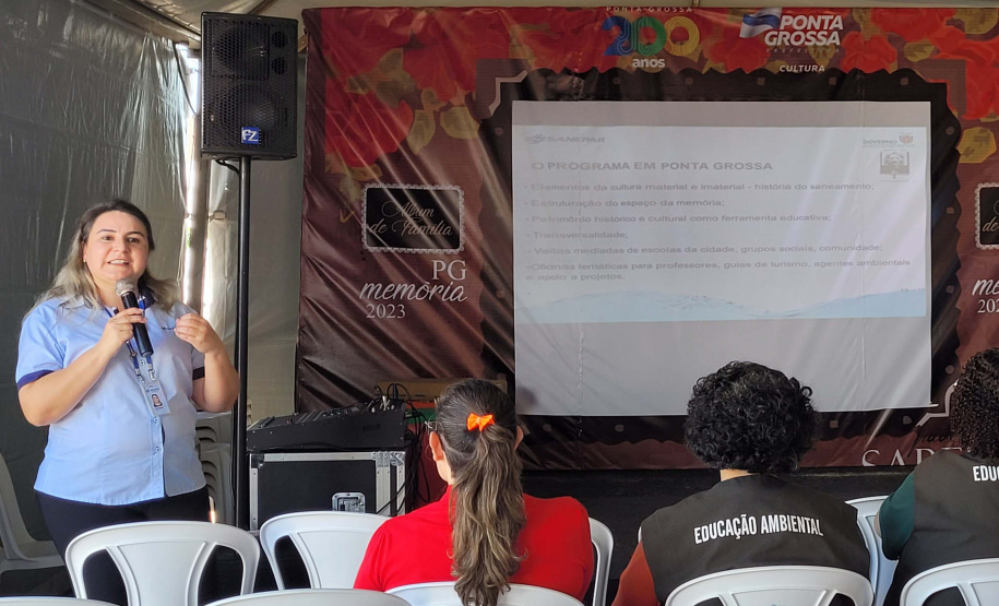 Sanepar apresenta a História do Saneamento no PG Memória 2023