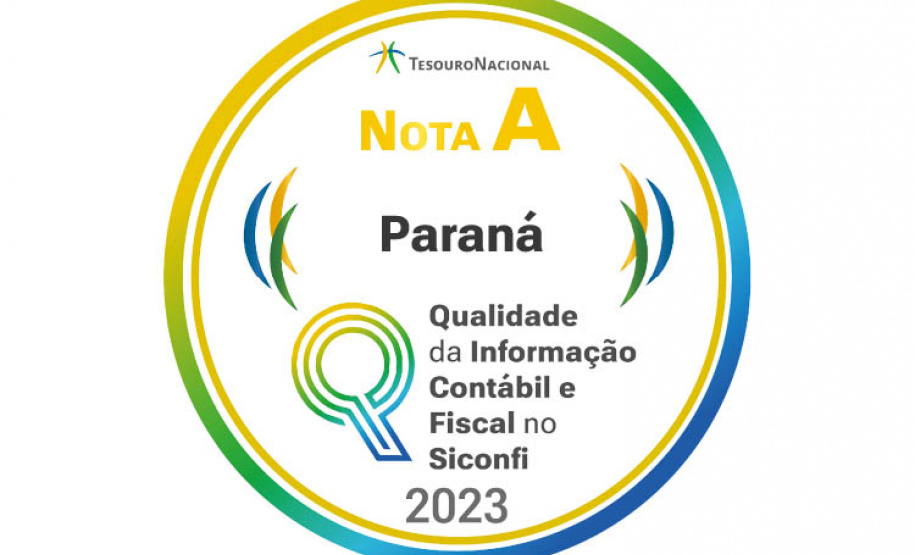 Governo do Paraná mantém nota máxima em ranking do Tesouro Nacional sobre dados contábeis