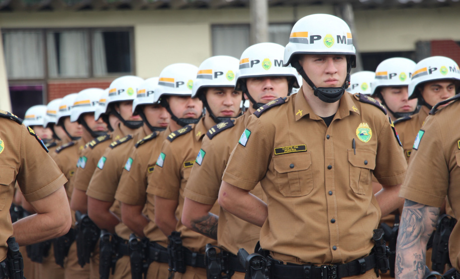 PMPR realiza passagem de comando da Academia Policial Militar do Guatupê