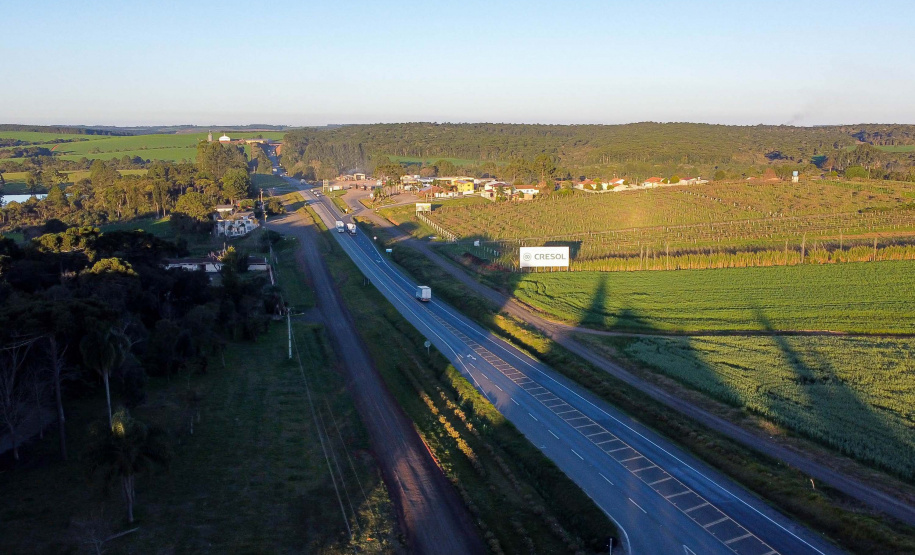 Lote 1 da nova concessão terá 156 km de duplicação na BR-277, entre Curitiba e Prudentópolis. BR-277 com BR-373.