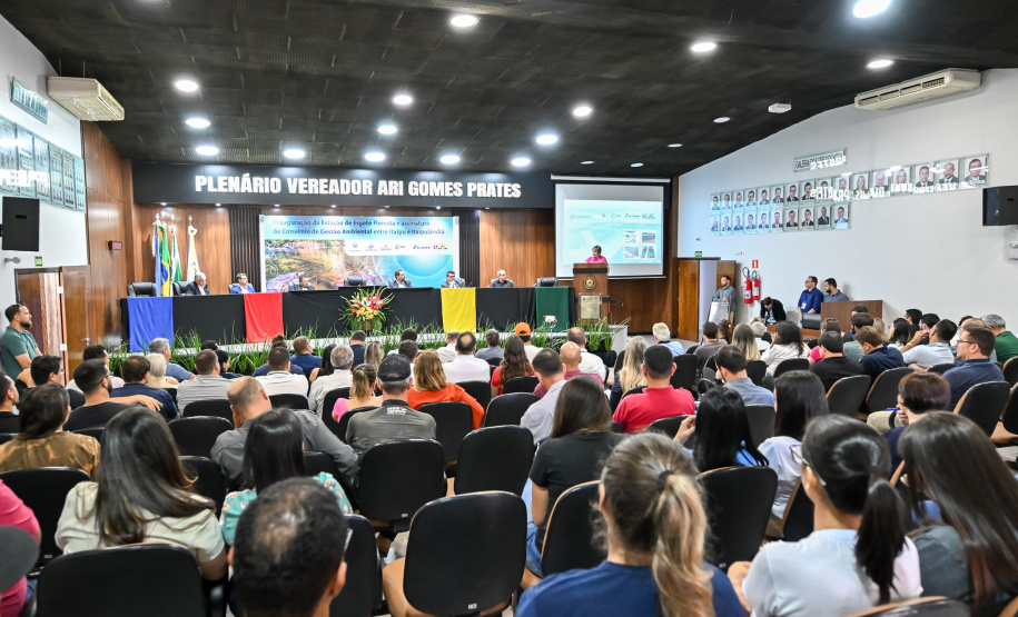 Sanepar inaugura obra em convênio com Itaipu para aplicar R$ 184 milhões em saneamento