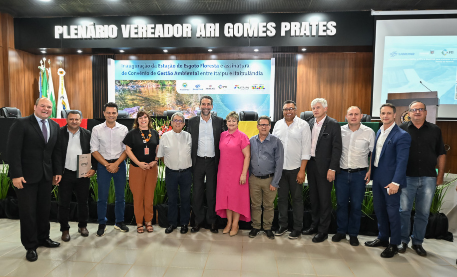 Sanepar inaugura obra em convênio com Itaipu para aplicar R$ 184 milhões em saneamento