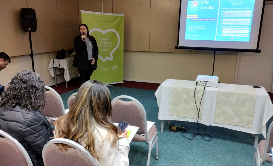 Paraná promove ciclo de capacitações para fortalecimento do processo de transplante de órgãos e tecidos