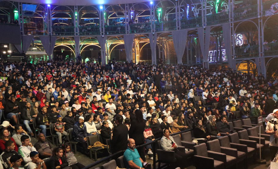 cerimônia de lançamento da Taça das Favelas Paraná 2023