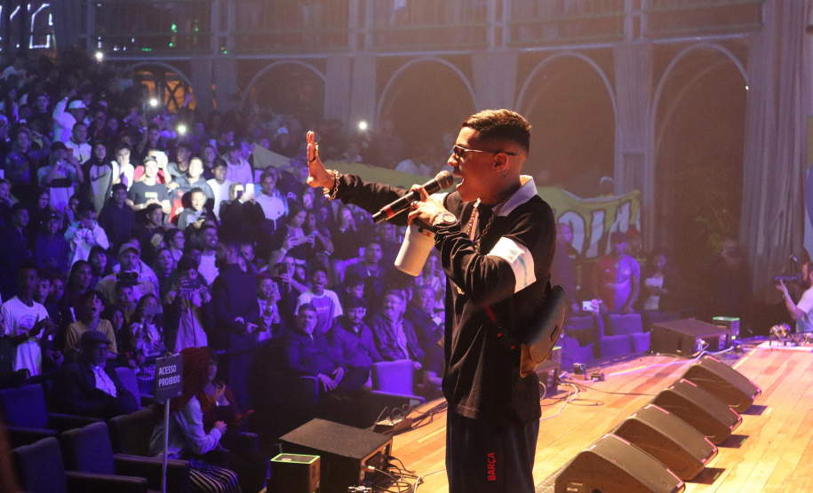 cerimônia de lançamento da Taça das Favelas Paraná 2023