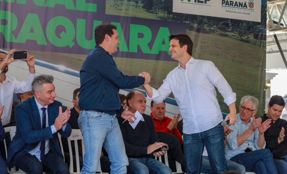 O governador Carlos Massa Ratinho Junior inaugurou neste sábado (05) o novo terminal de ônibus metropolitano de Piraquara, na Região Metropolitana de Curitiba (RMC).
